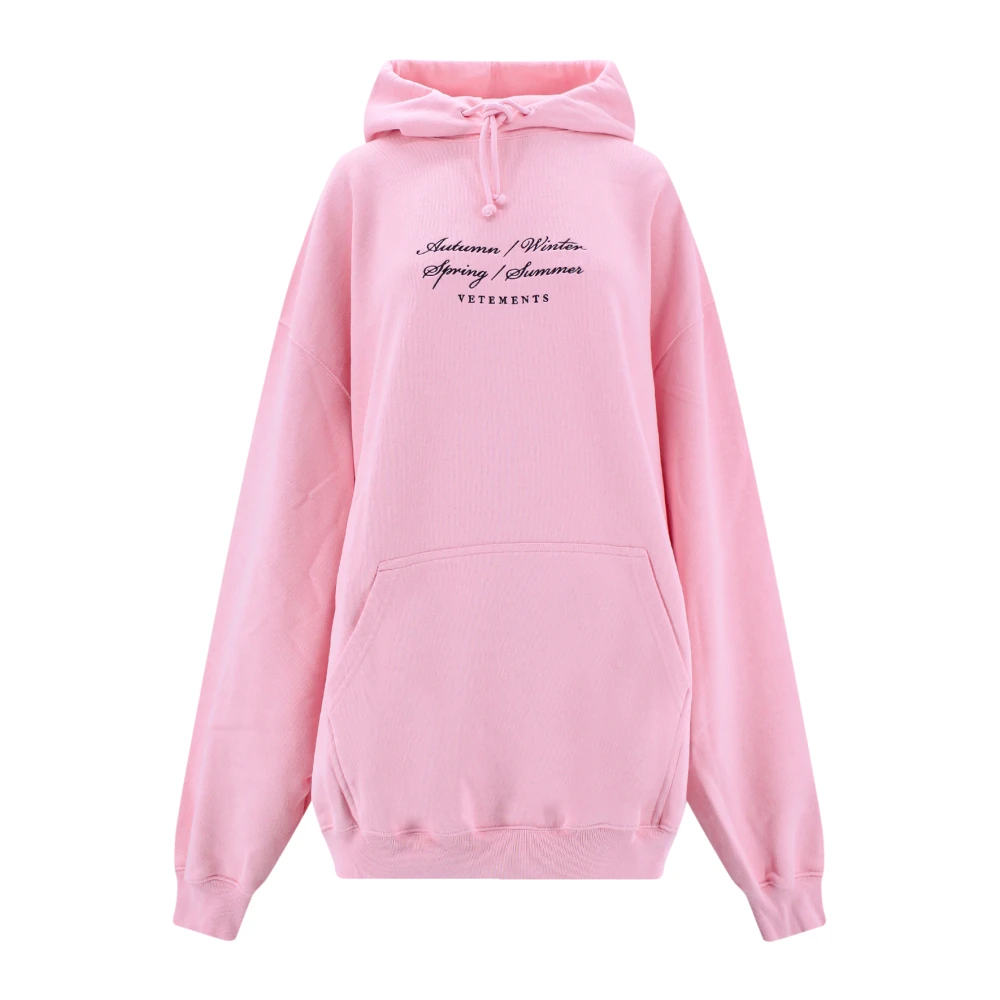 Vetements Dameskleding Sweatshirts Roze Aw23 Pink Dames
