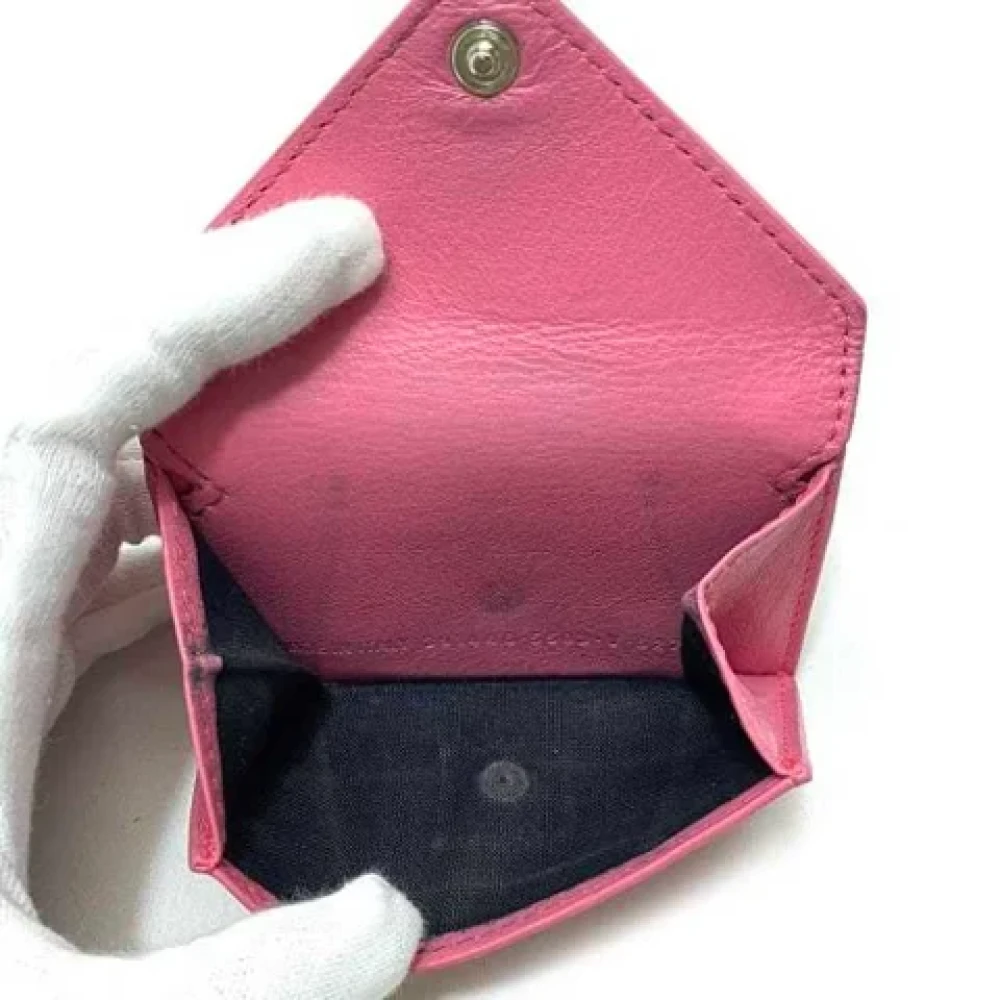 Balenciaga Vintage Pre-owned Leather wallets Pink Dames