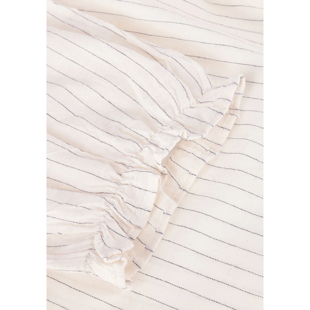 NEO NOIR Eenvoudige Gestreepte Blouse White Dames
