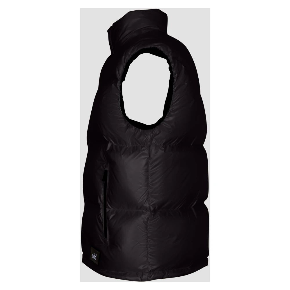 add Vest IN Glanzend Nylon Black Heren