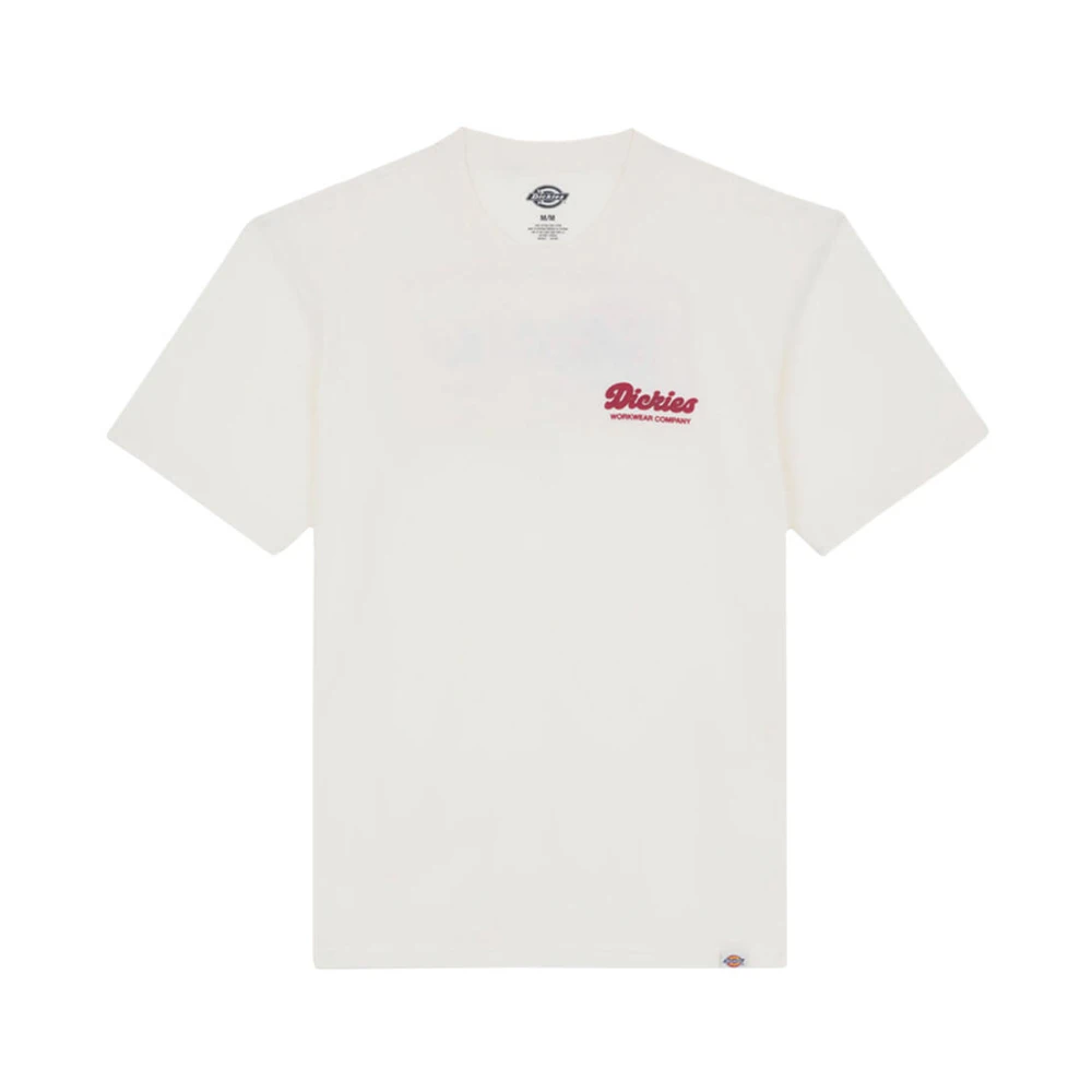 Dickies Korte Mouw Tee Lewistown Egret Beige Heren