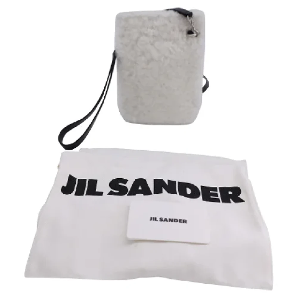 Jil Sander Pre-owned Faux Fur shoulder-bags White Dames