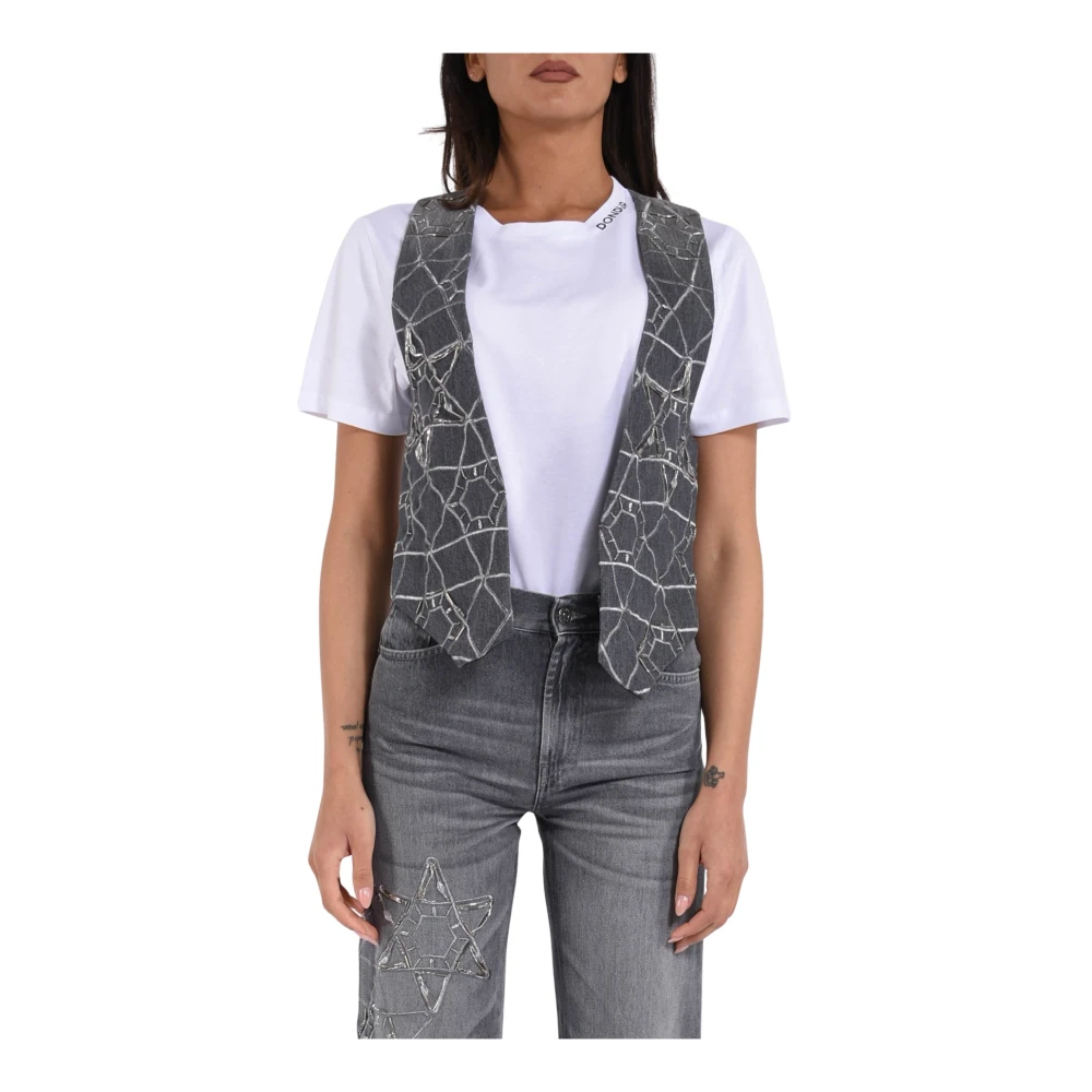 Dondup - Jackets > Vests - Gray - Dondup - Modalova