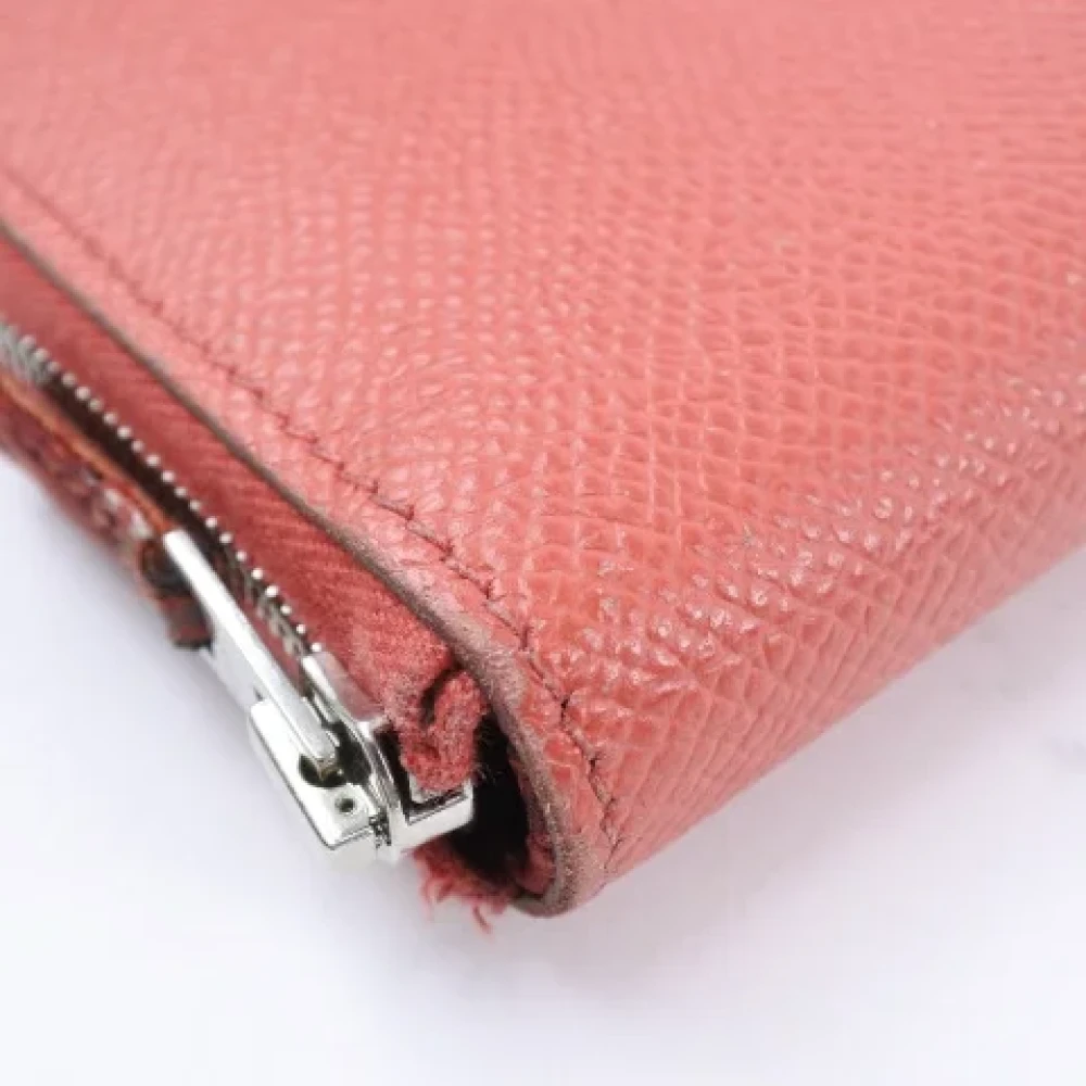 Hermès Vintage Pre-owned Leather wallets Pink Dames