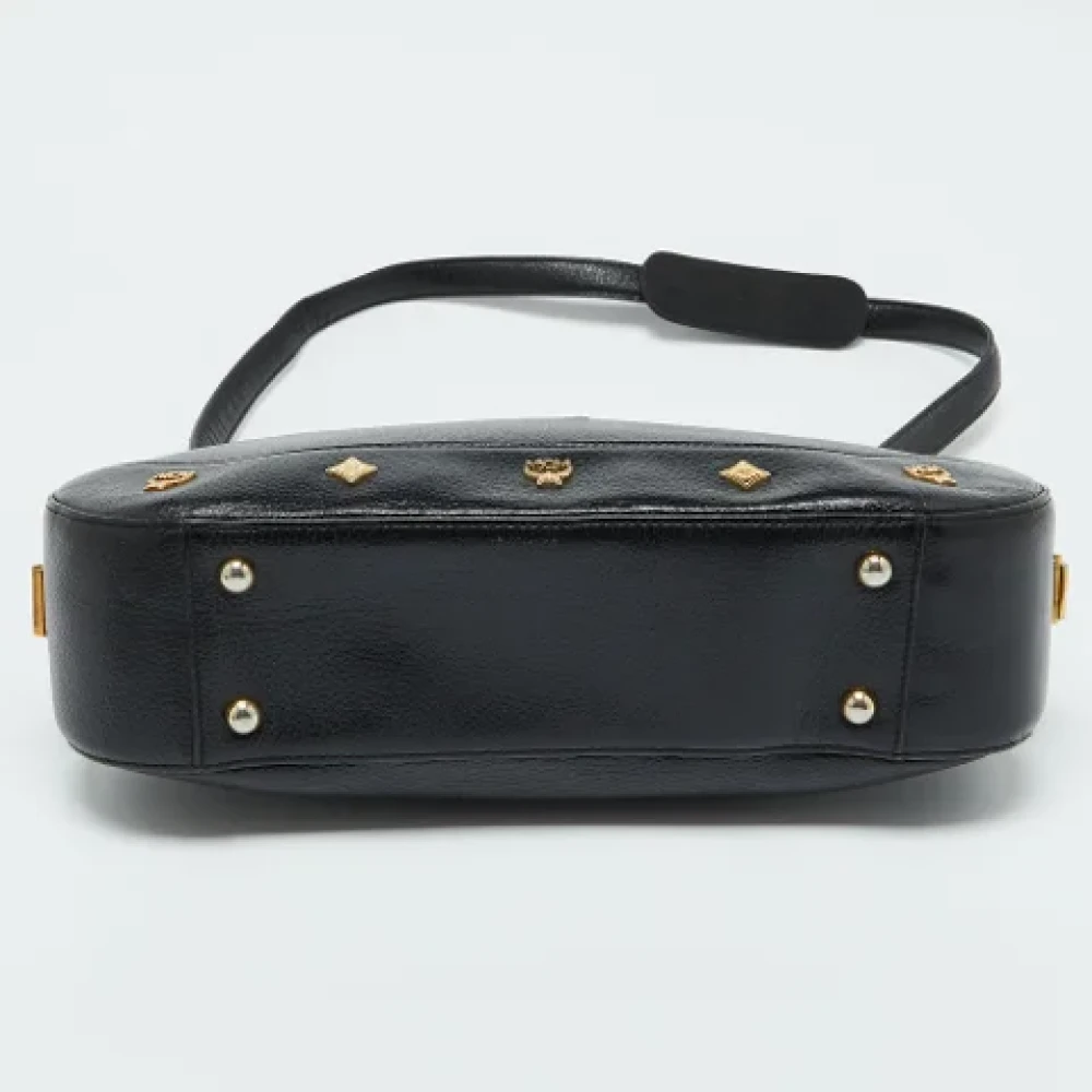 MCM Pre-owned Leather shoulder-bags Black Dames