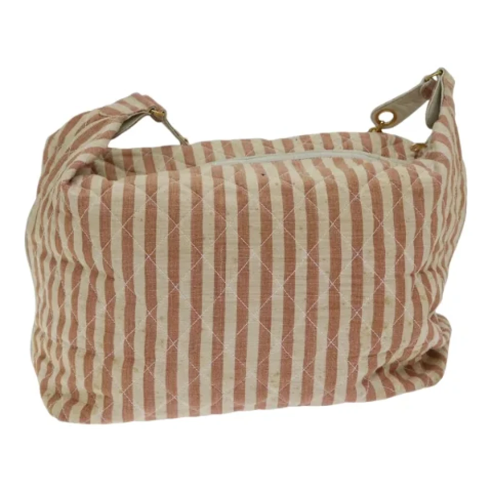 Chanel Vintage Pre-owned Canvas chanel-bags Red Dames
