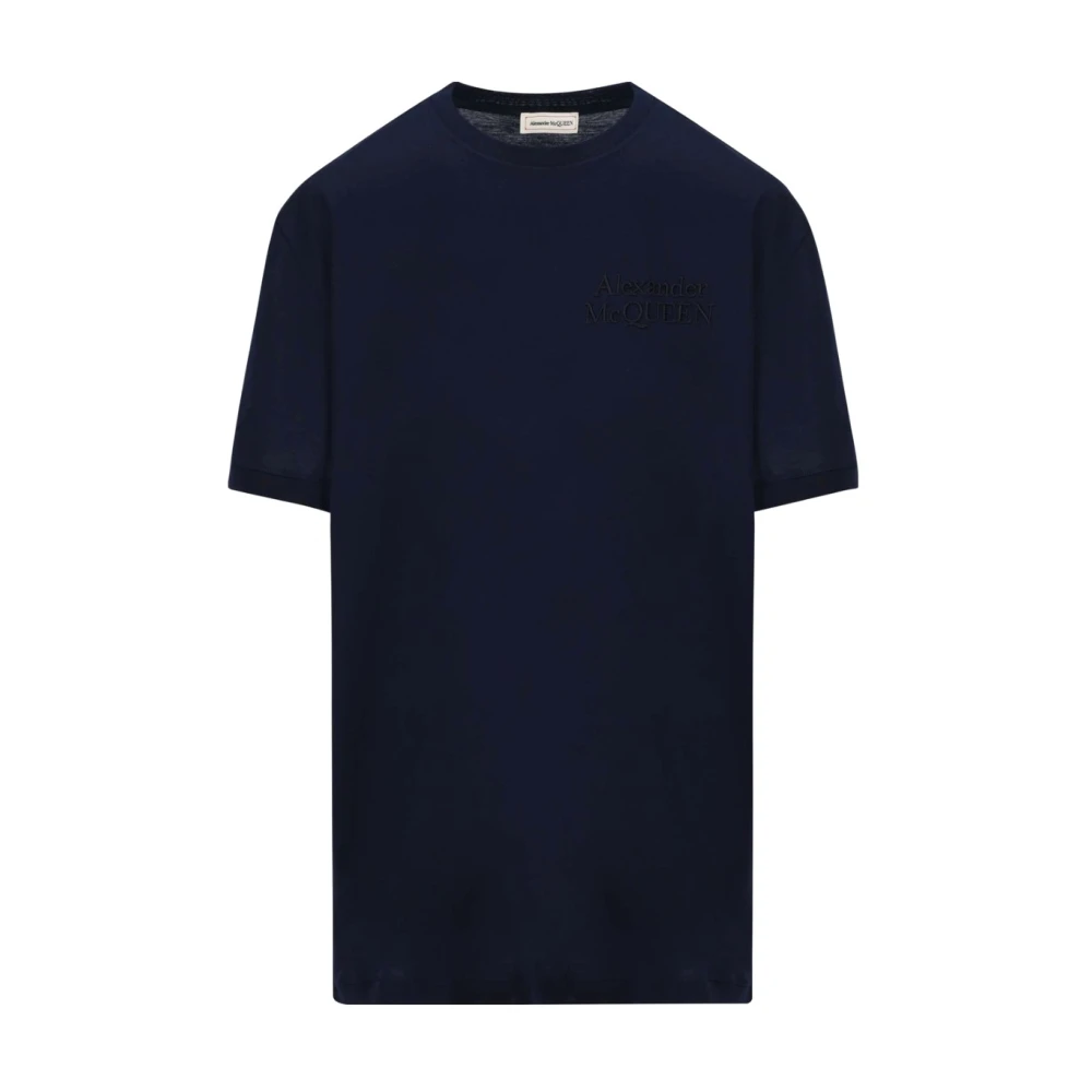 Alexander mcqueen Casual Katoenen T-shirt Blue Heren