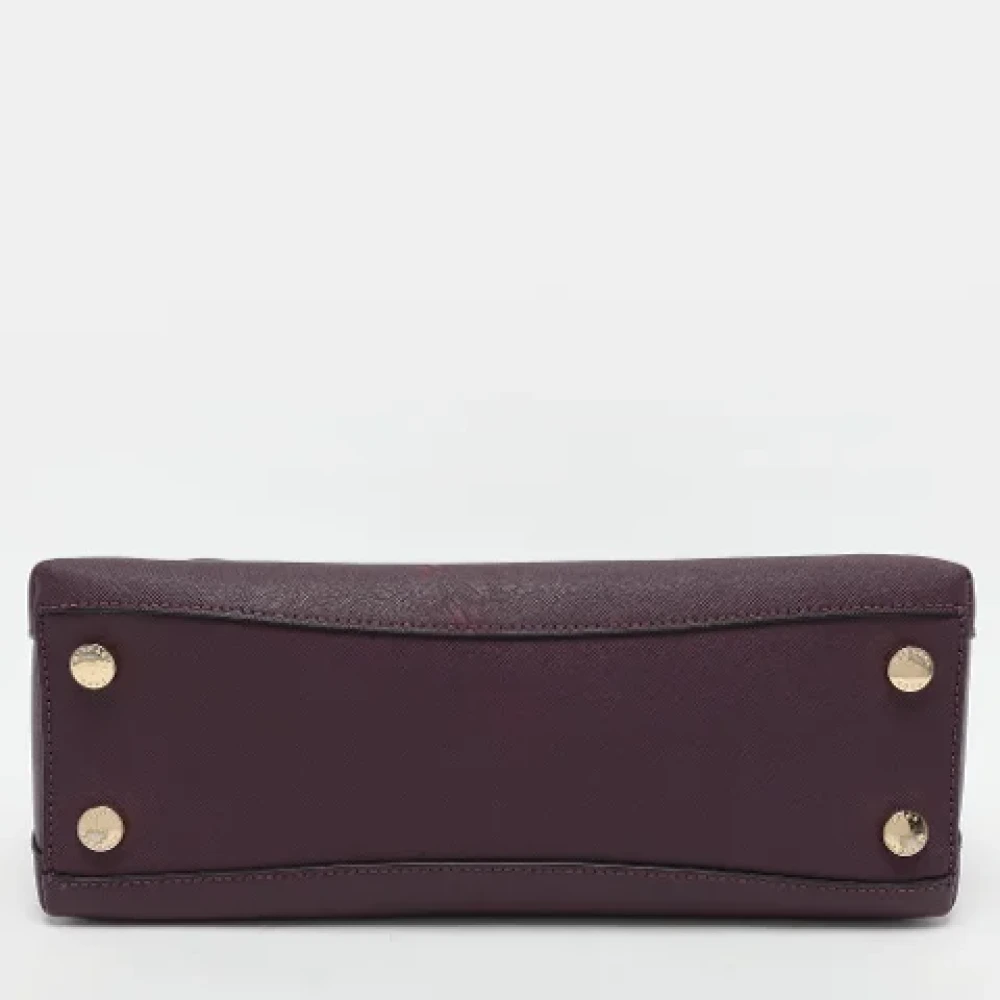 Michael Kors Pre-owned Leather handbags Purple Dames