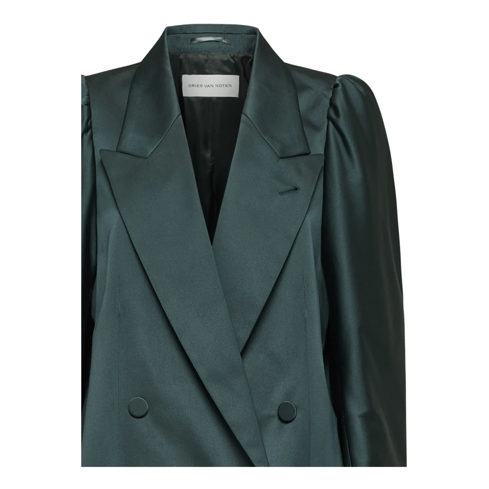 Dries Van Noten Stijlvolle Jassen voor Mannen en Vrouwen Green Dames