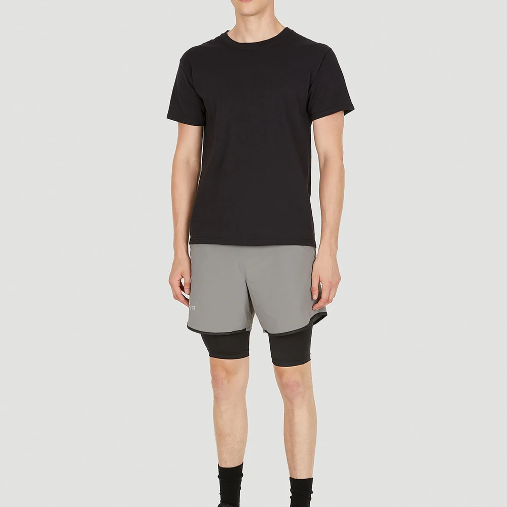 Ostrya Trail Shorts met reflecterend logo Gray Heren