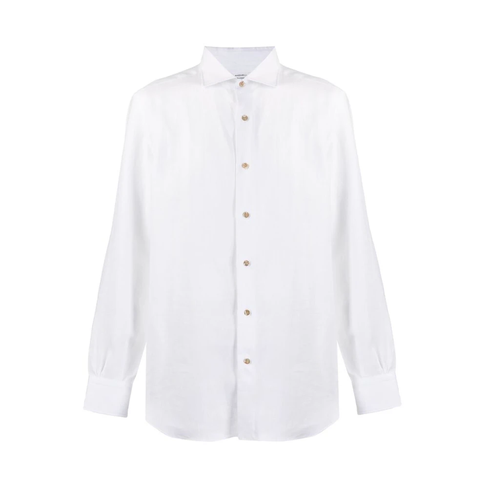 Mazzarelli Casual Shirts White Heren