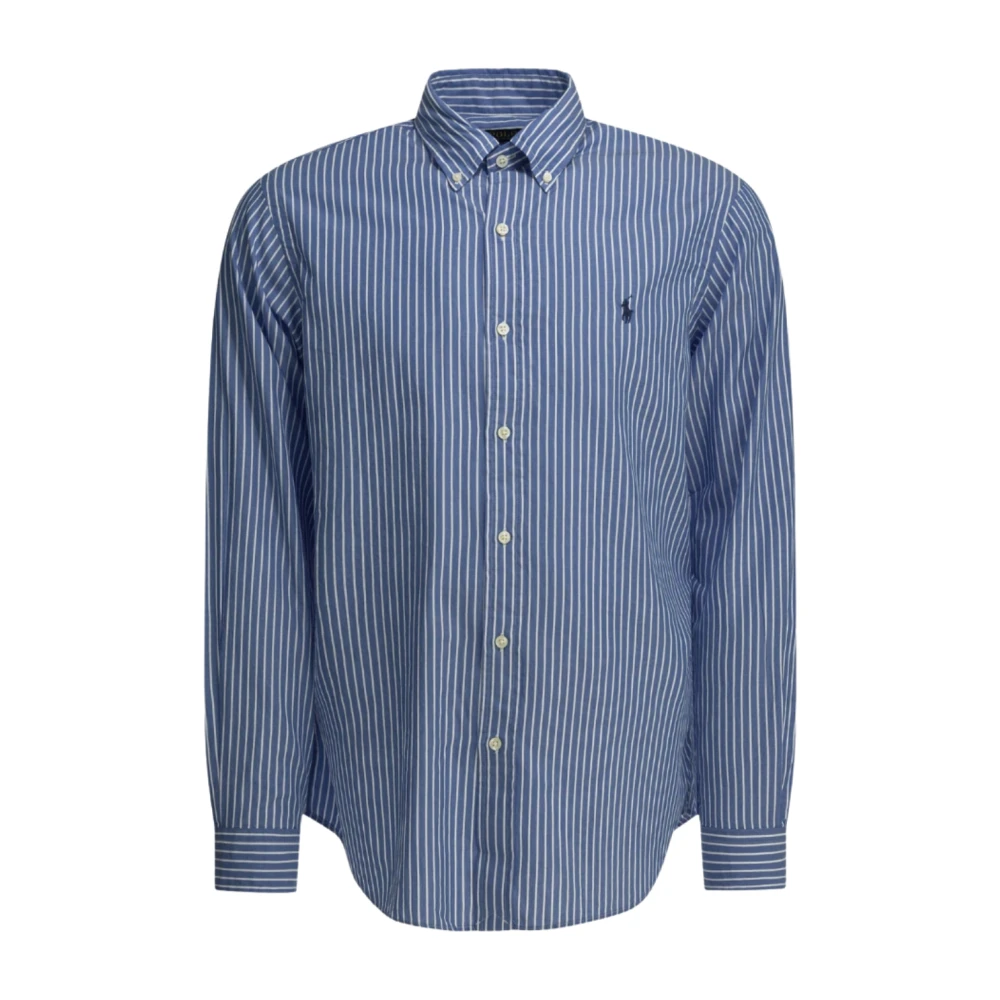 Polo Ralph Lauren Mannelijk Blauw Gestreepte Overhemd