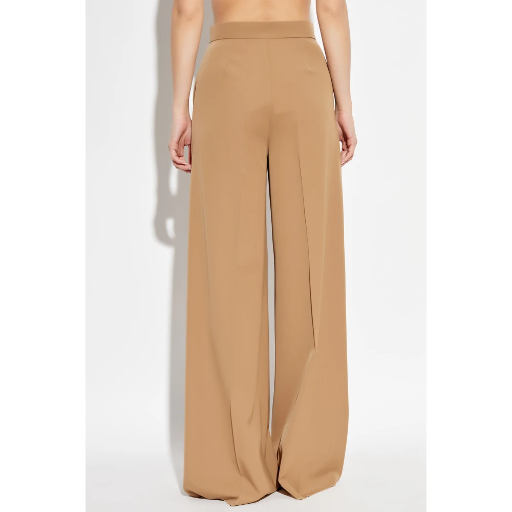 Max Mara Geplooide broek Ninfa Brown Dames