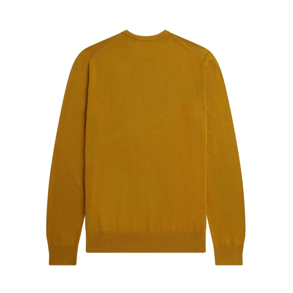 Fred Perry Klassieke Crew Neck Jumper Brown Heren
