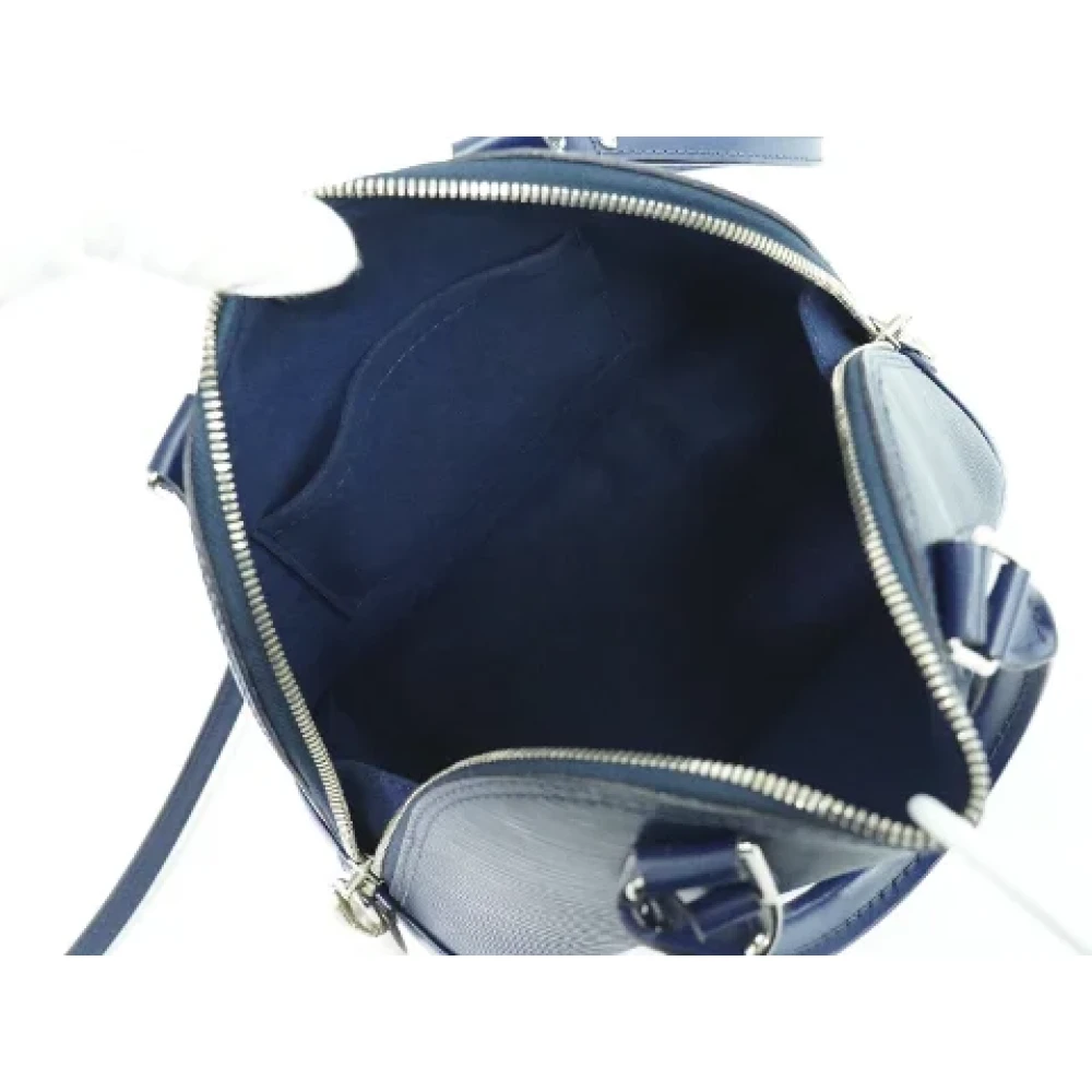 Louis Vuitton Vintage Pre-owned Leather handbags Blue Dames