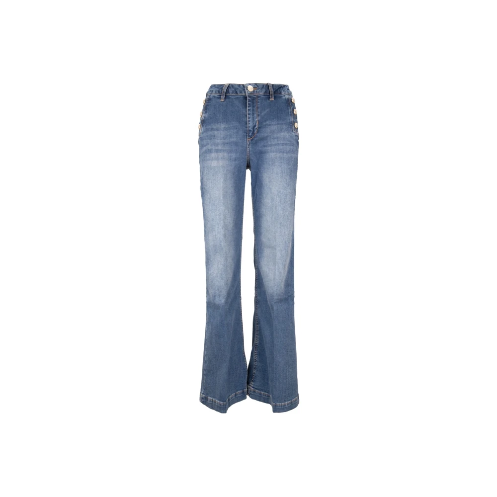 Liu Jo Blå Flared Jeans