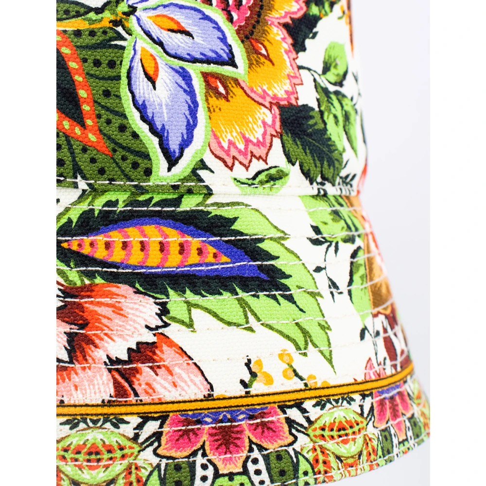 ETRO Hoed met Multikleurig Boeketprint Multicolor Dames