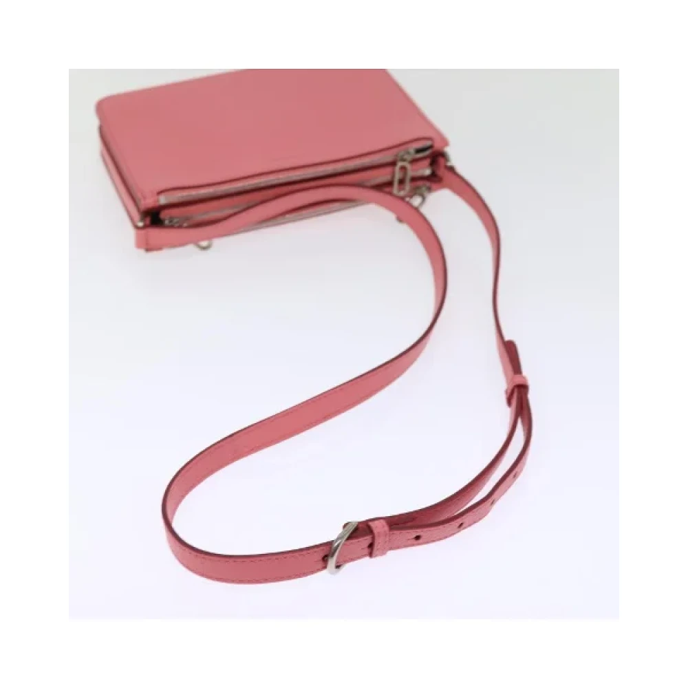 Burberry Vintage Pre-owned Leather shoulder-bags Pink Dames