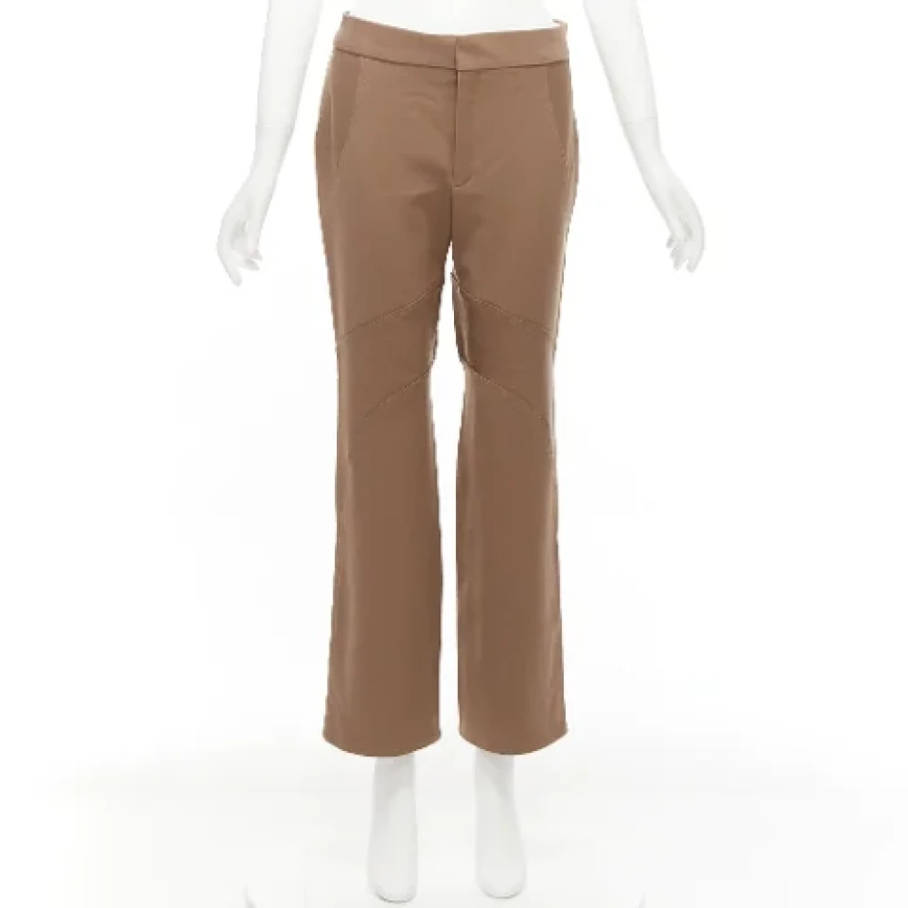 Marni Pre-owned Wool bottoms Brown Dames