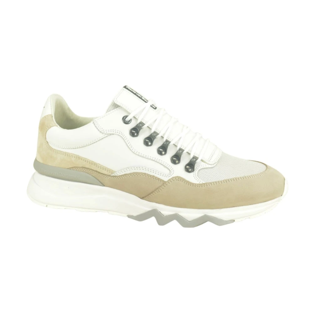 Floris van Bommel Runner Hooks Sneakers Heren Schoenen Wit