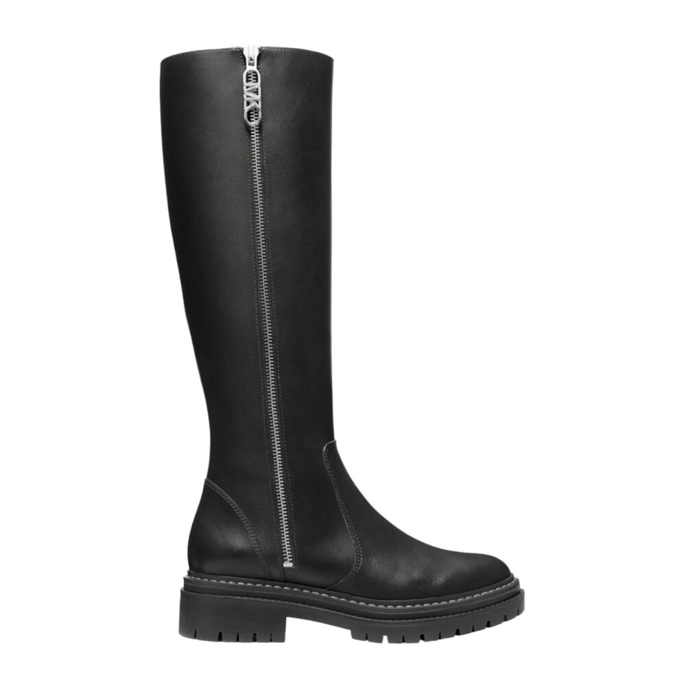 Michael Kors Black/Gold 2024 Logo Mid-calf Rain Boots (New)