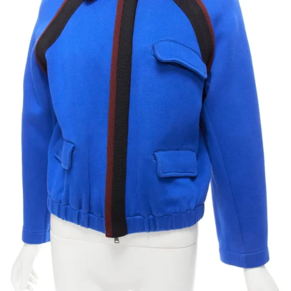 Marni Pre-owned Cotton outerwear Blue Dames