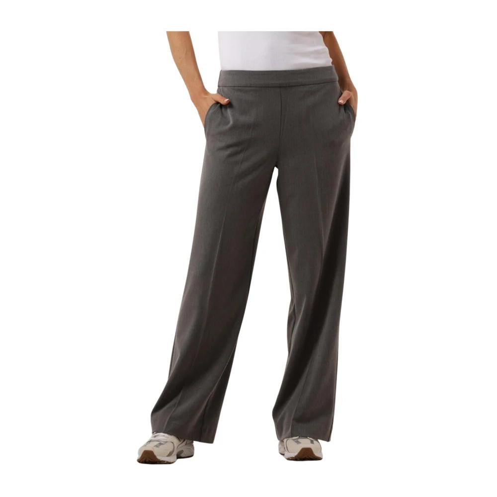 Selected Femme Wijde Grijze Broek Gray Dames