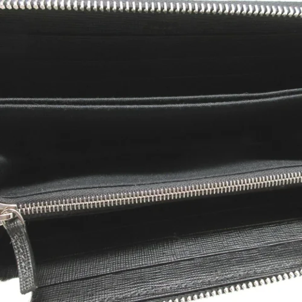 Fendi Vintage Pre-owned Leather wallets Black Dames