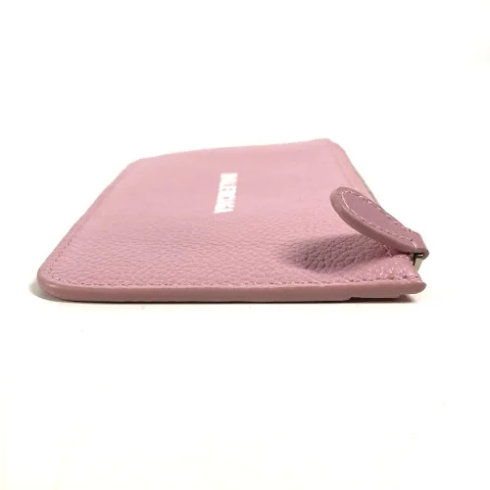 Balenciaga Vintage Pre-owned Leather wallets Pink Dames