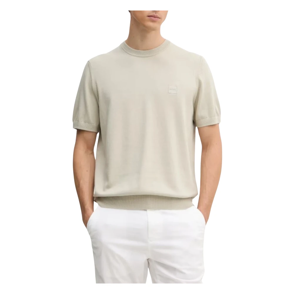 Hugo - Tops > T-Shirts - Beige - Hugo - Modalova