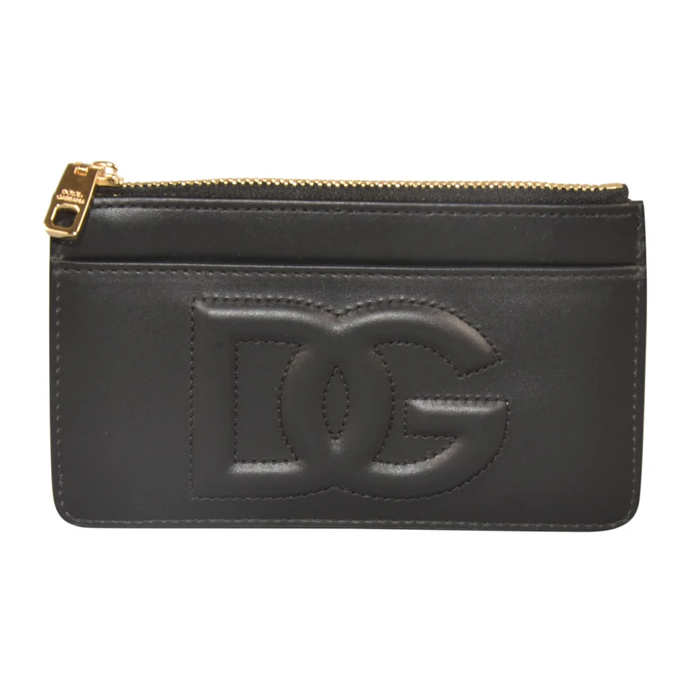 Dolce & Gabbana Snygg Korthållare Plånbok Black, Dam