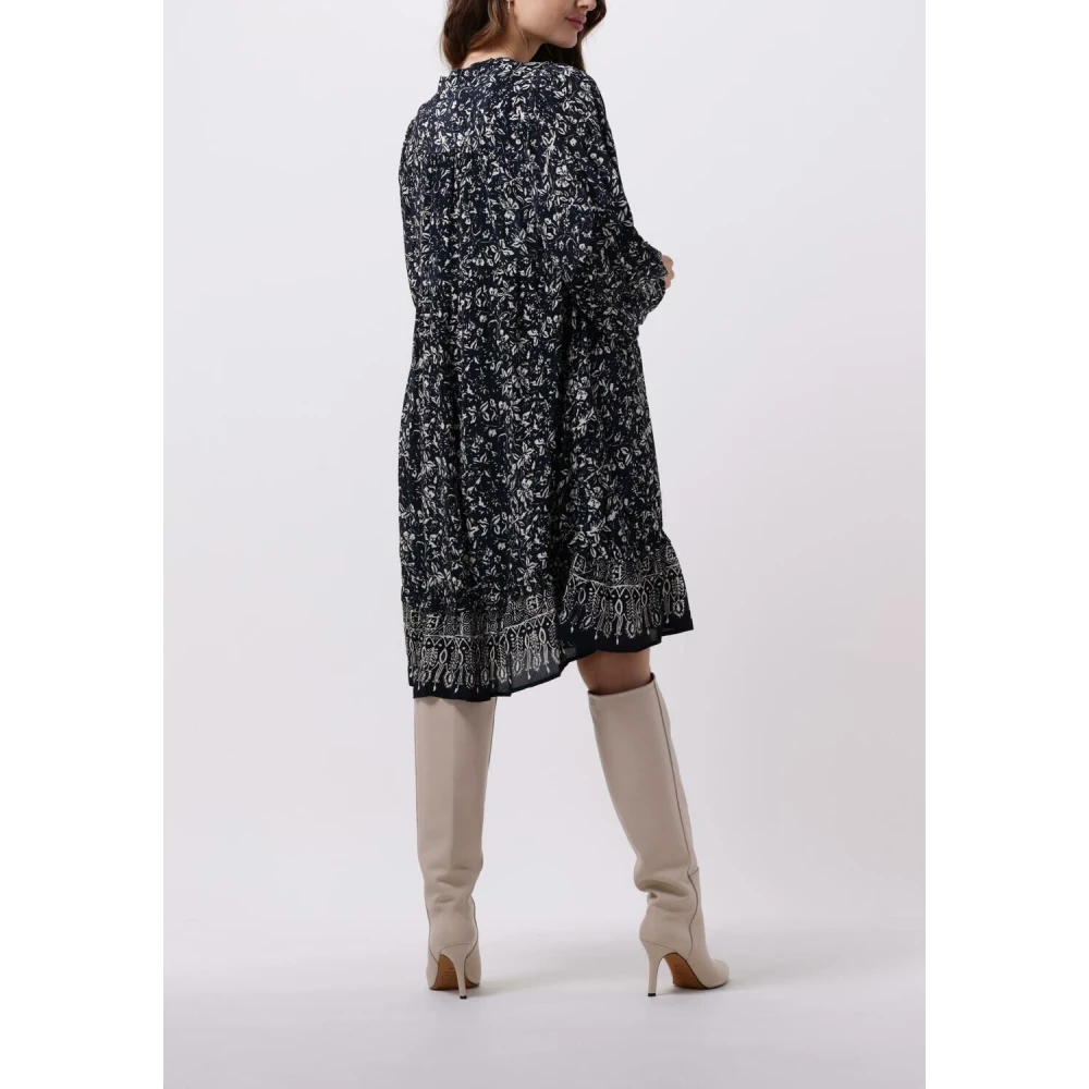 Moliin Salome Zwarte Midi Jurk Black Dames
