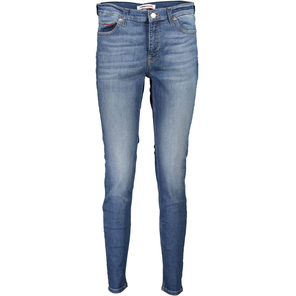 Tommy Hilfiger Women's Blue Nora Mid Rise Skinny Jeans