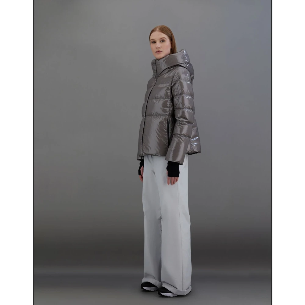 Herno Laminar Glazed Ripstop Jas Gray Dames