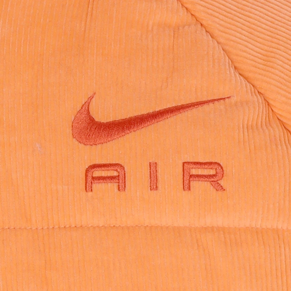 Nike Ribfluwelen Winterjas Oranje Orange Dames