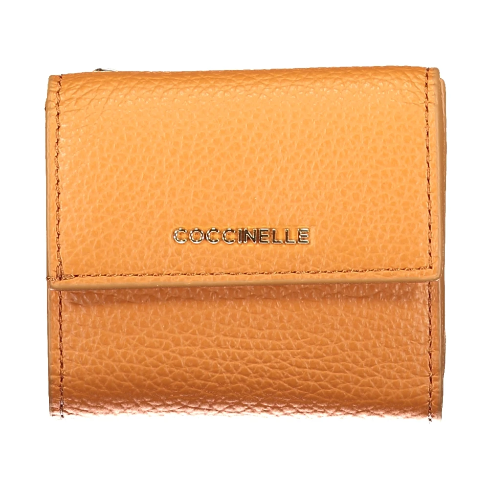 Coccinelle Women's Orange Wallets & Cardholders, One Size, Metallic Soft Wallet