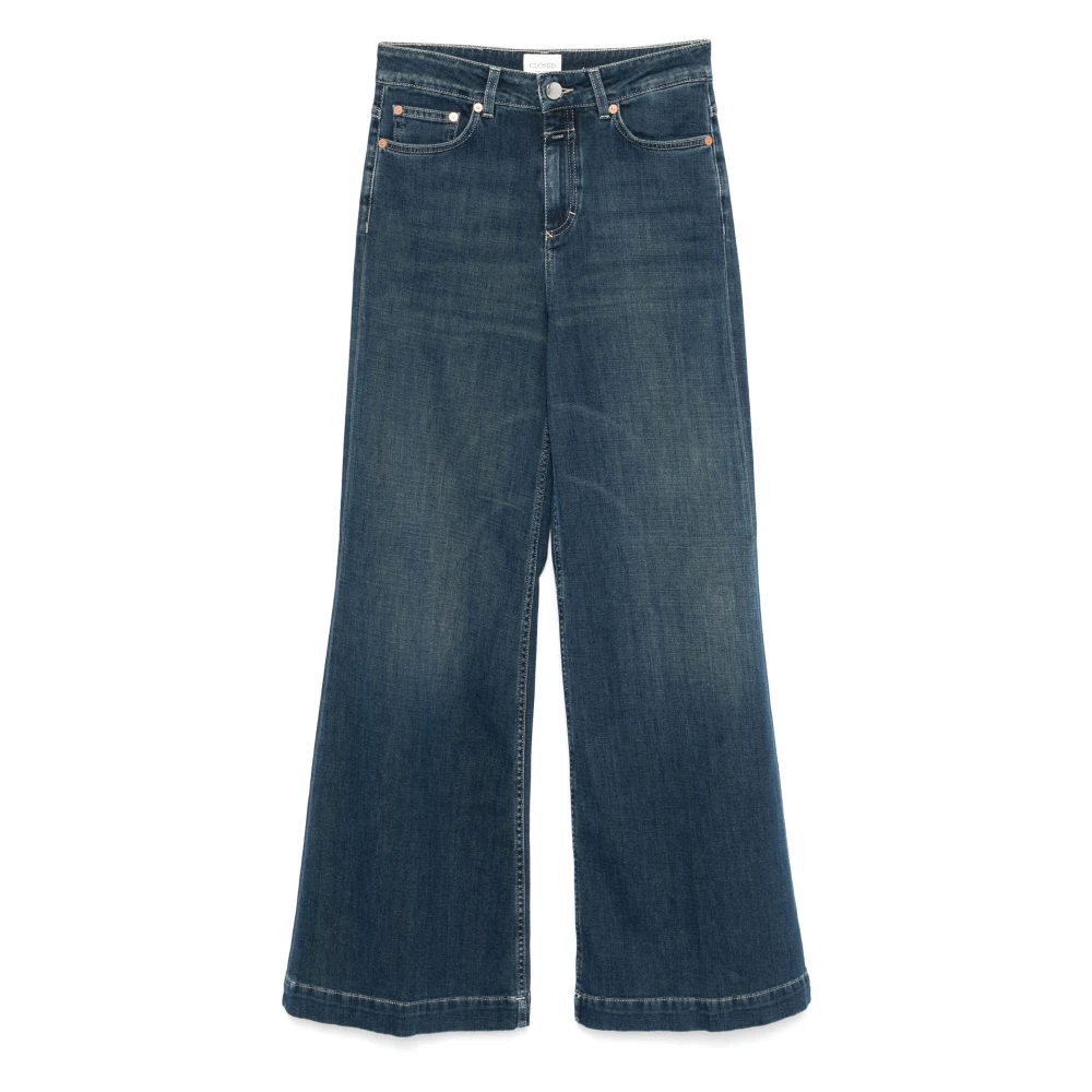 Closed Donkerblauw Glow Up Stijlvol Model Blue Dames