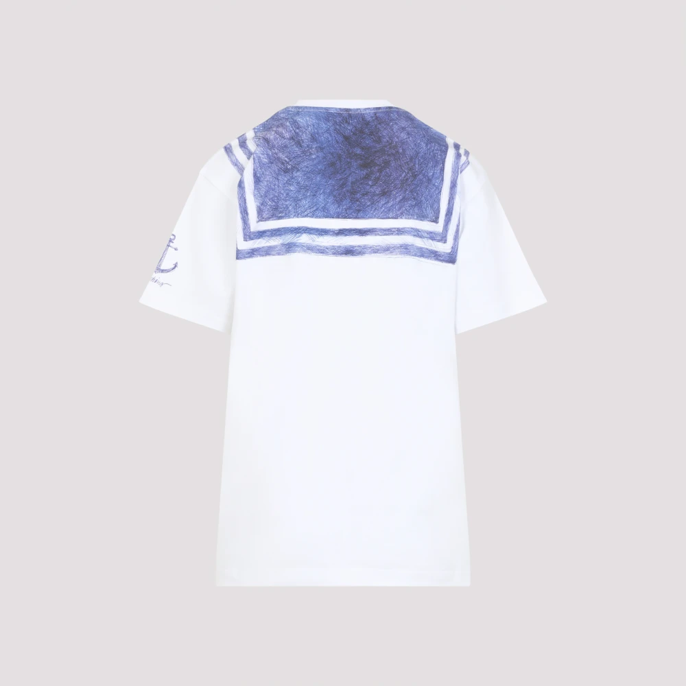 Moschino Witte T-shirt voor vrouwen White Dames