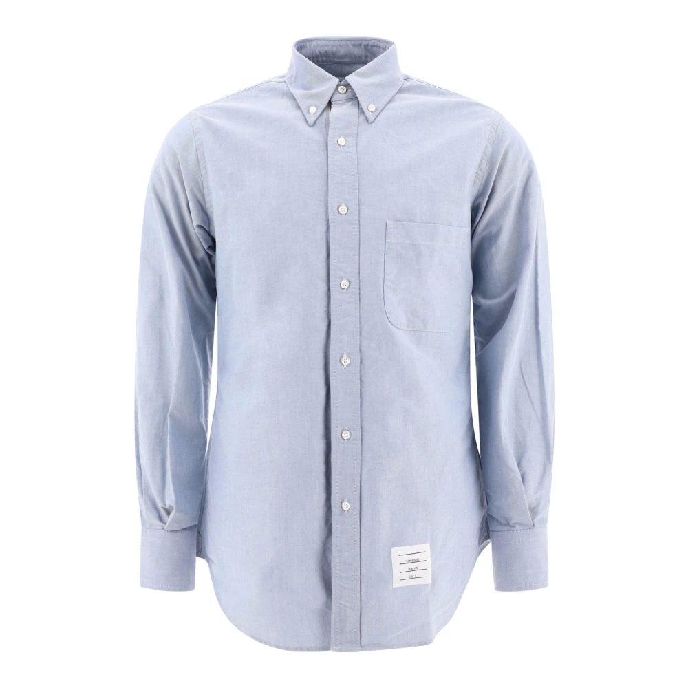Thom Browne Men's Blue Button-Down Shirt For - Casual Shirts - L - Shirts