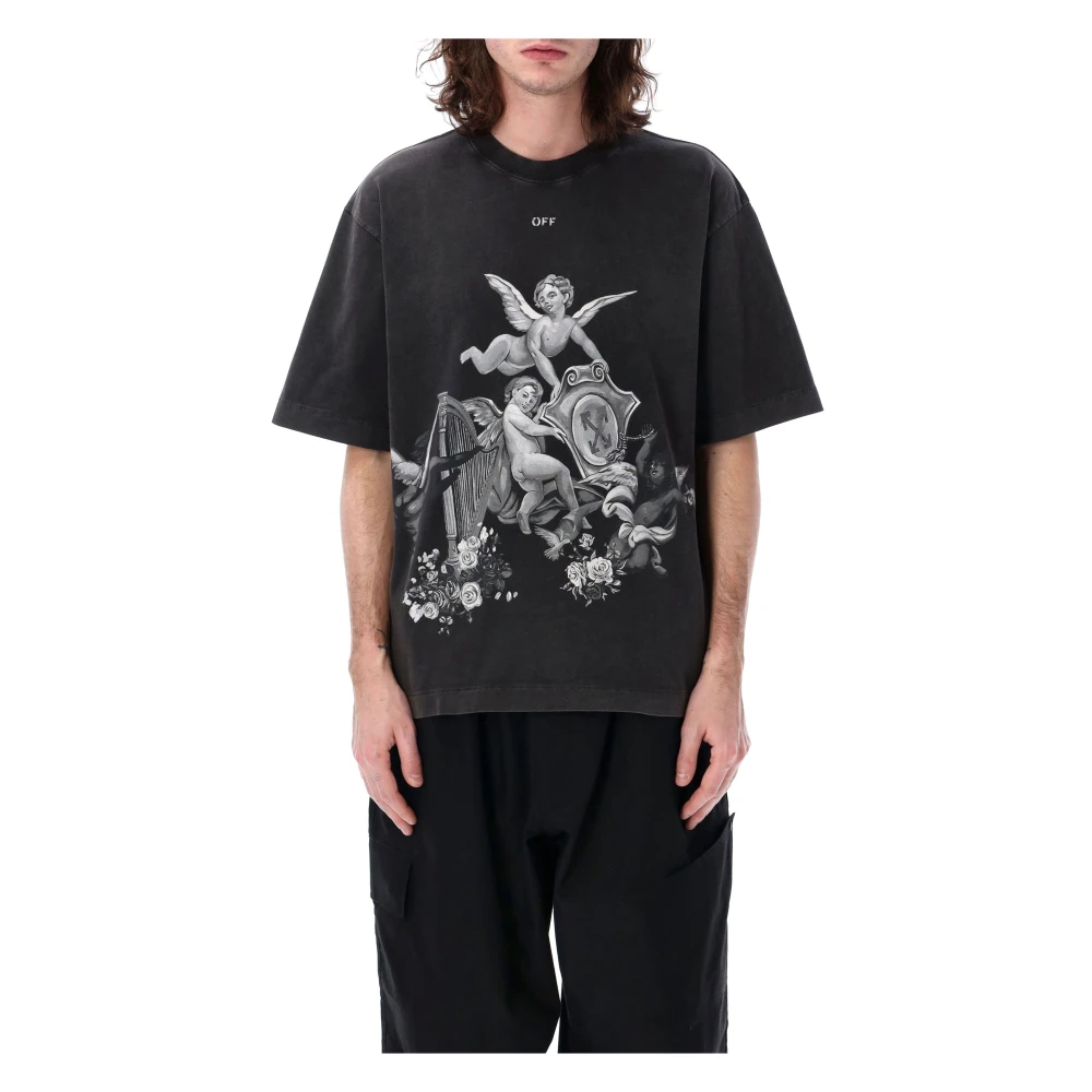 Off White Skate Short Sleeve Tee Black Heren