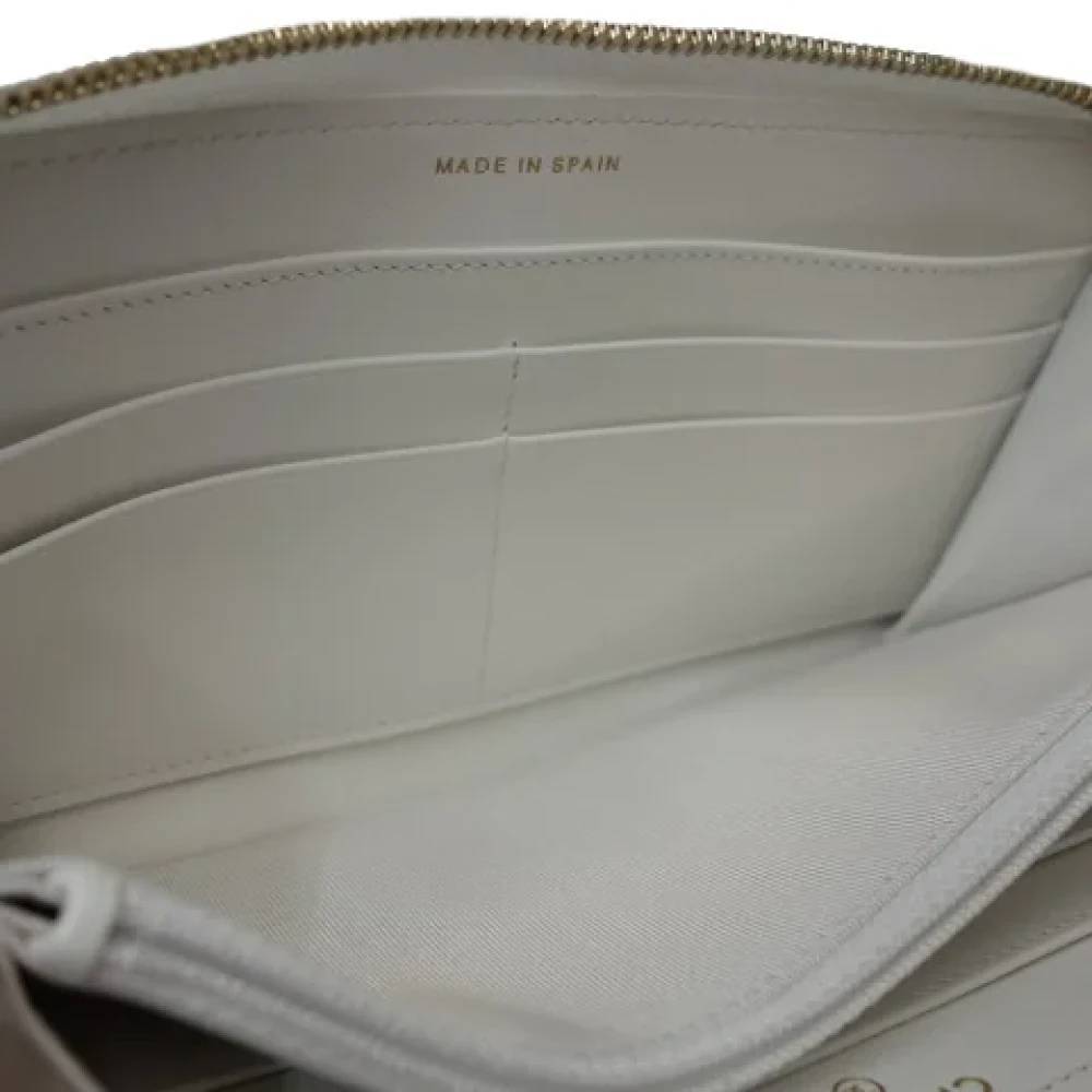 Chanel Vintage Pre-owned Leather wallets White Dames