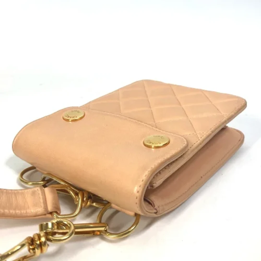 Chanel Vintage Pre-owned Leather chanel-bags Brown Dames
