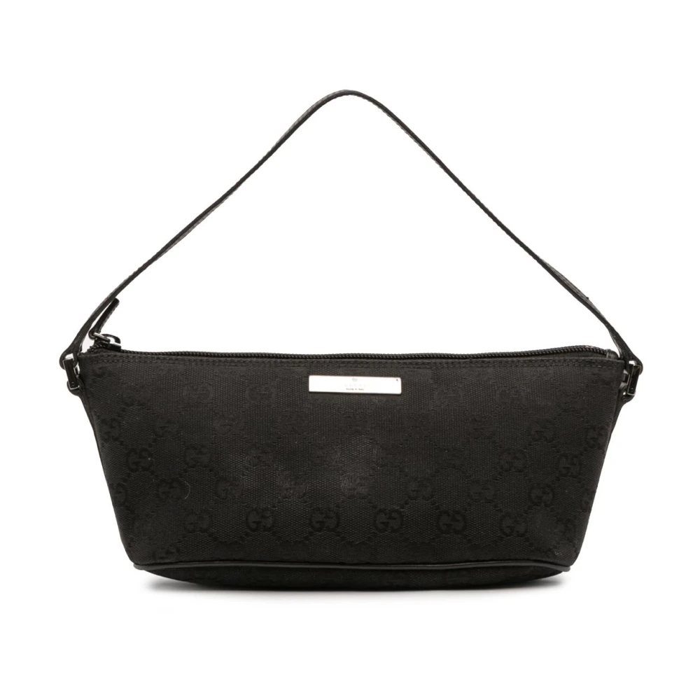 Gucci Vintage Donna Nero Pre-Owned, Taglia Unica, Used,