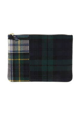Tartan Patchwork Pouch