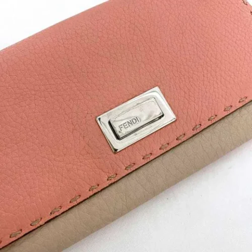 Fendi Vintage Pre-owned Leather wallets Pink Dames