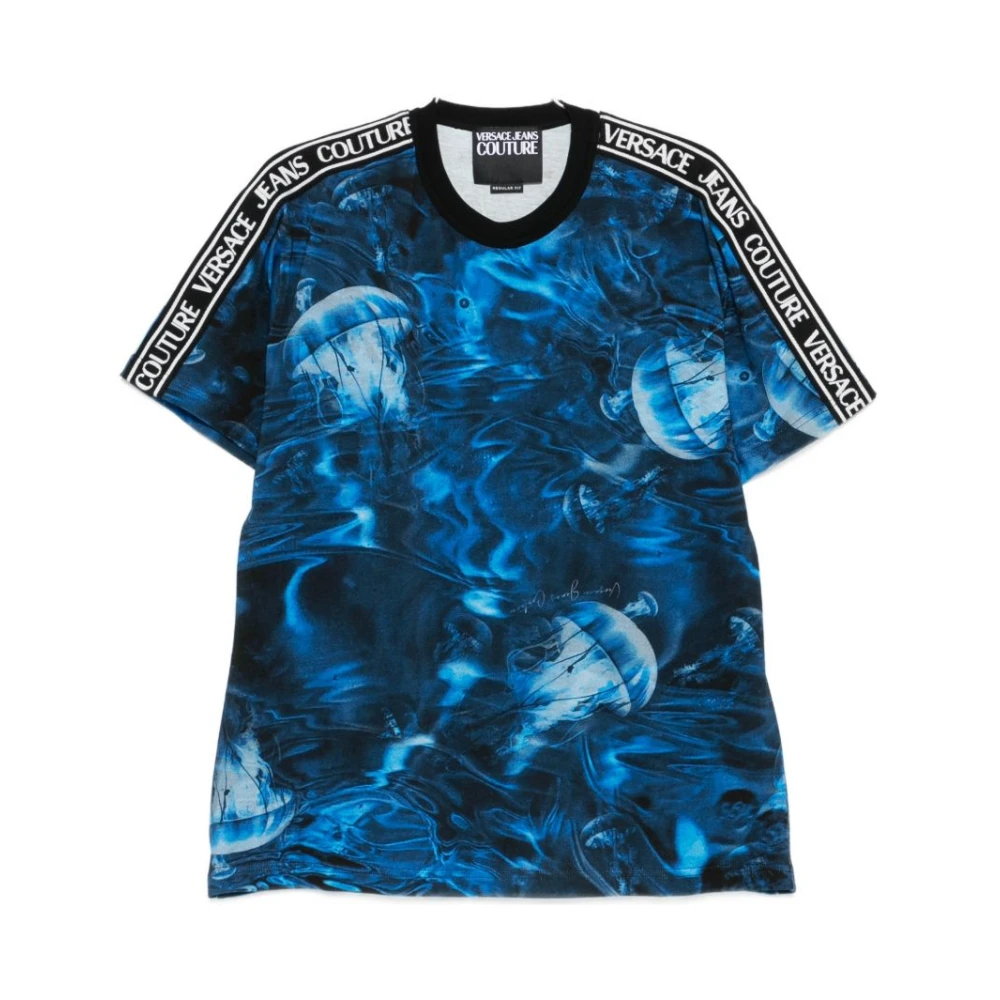 Versace Jeans Couture Men's Blue T-Shirts, M, T-Shirts