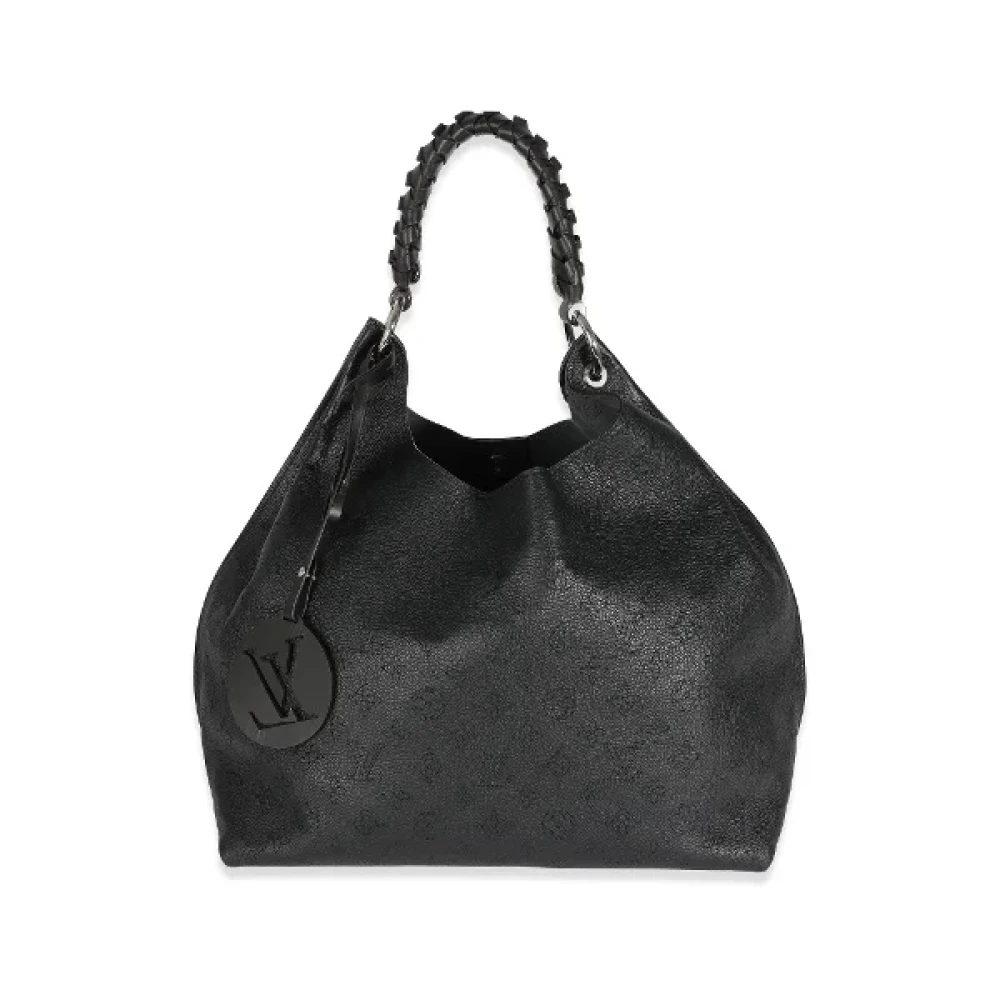 Louis Vuitton Vintage Pre-owned Leather handbags Black Dames