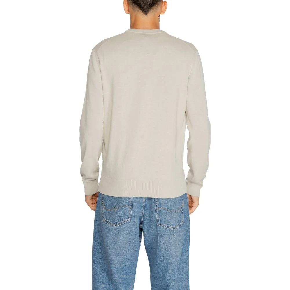Hugo Boss Beige Katoenen T-shirt Heren Jersey Beige Heren