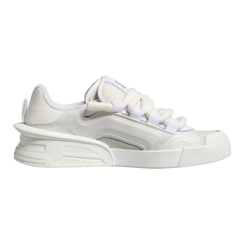 Dolce & Gabbana Men's White Sneakers, 5 Uk, Low Top Trainers