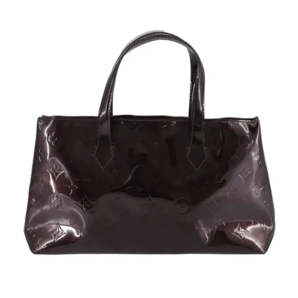 Louis Vuitton Vintage Pre-owned Leather handbags Purple Dames